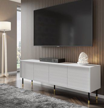 Тумба под телевизор SHERWOOD 180 белая BIM FURNITURE фото - artos.in.ua