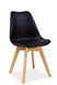 Пластиковий стілець KRIS SIGNAL чорний в модерн стилі Польща