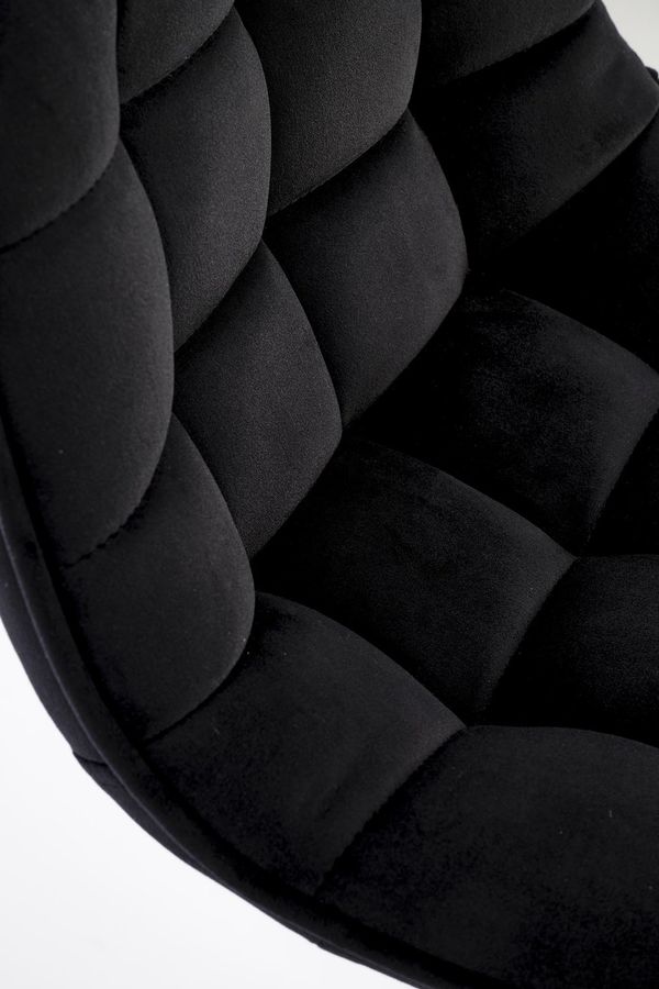 Барное кресло H120 черная хромированная сталь Halmar Польша