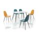 Практичний обідній стіл SIGNAL FLORO 120x80 Білий проста конструкція та сучасний дизайн Польща