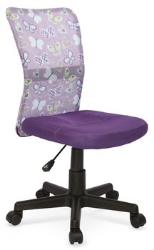 Крісло комп'ютерне Dingo механізм піастри, пластик чорний / мембранна тканина, сітка фіолетовий Halmar Польща