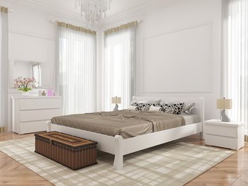 Двоспальне ліжко у спальню ВЕНЕЦІЯ ARBOR DREV біле