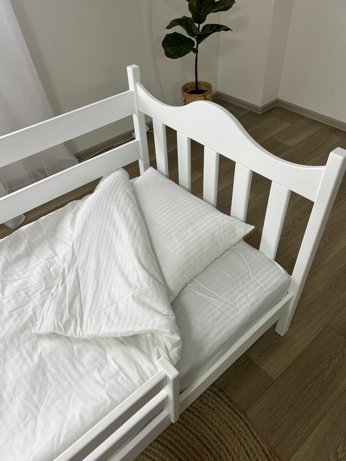 Підліткове ліжко односпальне Аврора LUNA - БІЛЕ