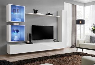 Комплект мебели в гостиную ASM Switch XVIII 26 WW SW 18 Белый матовый из Польши фото - artos.in.ua
