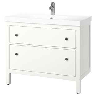 ІКЕА Тумба під умивальник з висувними ящиками HEMNES ХЕМНЕС / ORRSJÖN, 095.468.07 фото - artos.in.ua