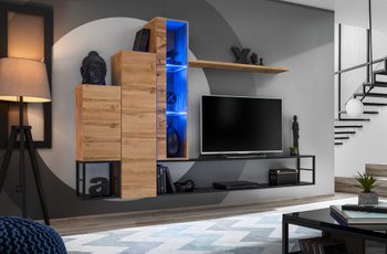 Комплект мебели в гостиную ASM Switch Met VIII 27 WTS SWM 8 Вотан/Вотан ПВХ из Польши