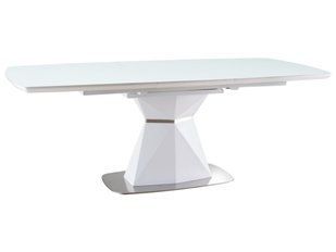 Стол Cortes белый мат 160 (210) X90 Signal фото - artos.in.ua