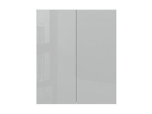 Верхняя кухонная тумба BRW Top Line K10-TV_GC_80/95_L/P-SZG/SP, белый глянцевый/серый гренола, из Польши фото - artos.in.ua