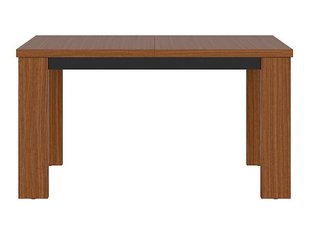 Обідній стіл BRW Arosa S346-STO / 140 / A-DABR / CAP, дуб коричневий / чорний глянець, фото - artos.in.ua