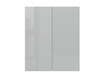 Верхняя кухонная тумба BRW Top Line K10-TV_GC_80/95_L/P-SZG/SP, белый глянцевый/серый гренола, из Польши