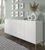 Комод для гостиной WAVE 200 белый с золотыми ножками BIM FURNITURE фото - artos.in.ua