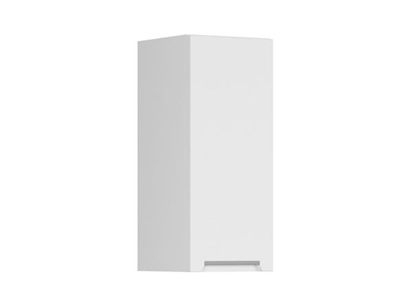 Верхняя кухонная тумба BRW Iris K10-FB_G_30/72_L-BAL/BISM, белый супер мат/альпийский белый, из Польши