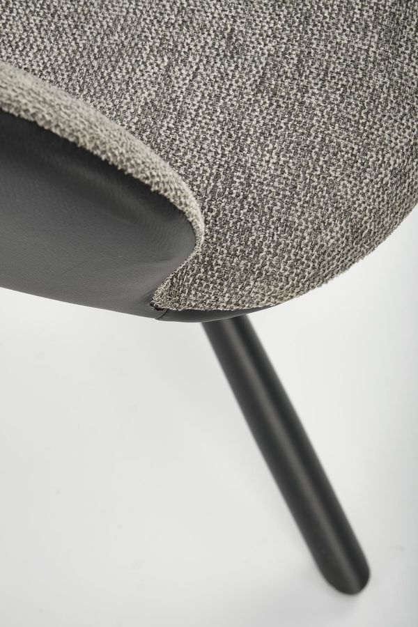 Металевий стілець K494 тканина сірий Halmar Польща