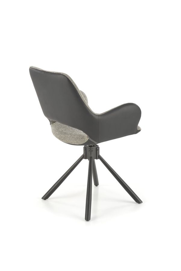 Металевий стілець K494 тканина сірий Halmar Польща
