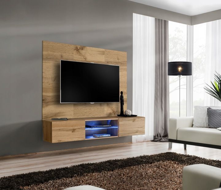 Стенка под телевизор ASM Switch PR3 WT SW PR3, 180 см, Wotan фото - artos.in.ua