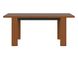 Обідній стіл BRW Arosa S346-STO / 140 / A-DABR / CAP, дуб коричневий / чорний глянець,