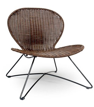 Кресло HALMAR TROY коричневый из металла Польша
