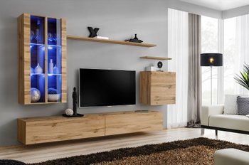 Комплект мебели в гостиную ASM Switch XII WT SW 12 Дуб Вотан из Польши