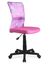 Крісло комп'ютерне Dingo механізм піастри, пластик чорний / мембранна тканина, сітка рожевий Halmar Польща
