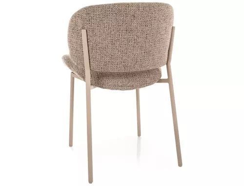 Стілець Kiso Noelle Signal 59&times;81, темно-бежевий, тканина Noelle, кашемір, метал фото - artos.in.ua