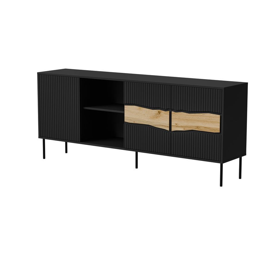 Комод CAMA INSERTO 190 черный фото - artos.in.ua