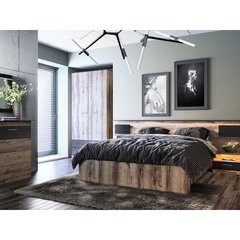 Меблі в спальню фото Комплект меблів у спальню Mebelbos Jagger варіант 2 - artos.in.ua