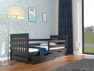 Кровать для подростка односпальная АДЕЛЬ LUNA - ВЕНГЕ фото - artos.in.ua
