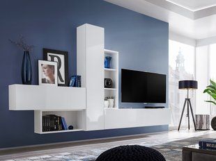 Комплект мебели в гостиную ASM Blox IV 28 WW BX4 Белый матовый из Польши фото - artos.in.ua