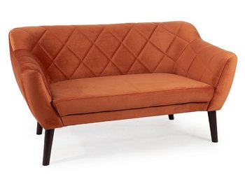2-місний диван з оксамитовою оббивкою KARO 2 Signal - венге/кориця Bluvel 4215 Польща