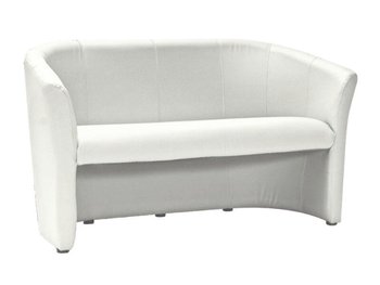 Білий диван софа TM3 SIGNAL 160х60х76 з екокожі та дерева Польща
