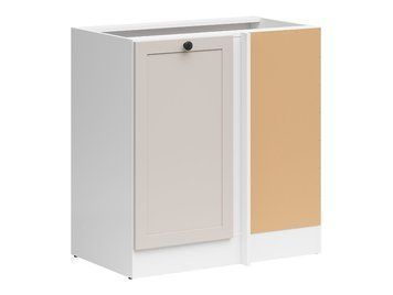 Тумба кухонна нижня кутова BRW Junona Line 100&times;60 &mdash; білий / кашемір, праве відкривання фото - artos.in.ua