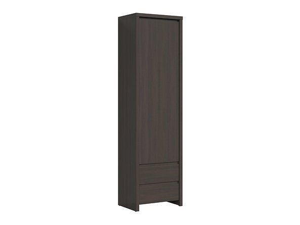 Стеллаж BRW Kaspian S128-REG1D2S-WE/WE, венге, из Польши фото - artos.in.ua