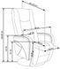 Кресло раскладное для отдыха в гостиную, спальню Pulsar металл черный/ПВХ, экокожа бежевый Halmar Польша