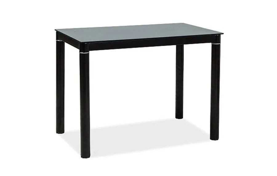 Кухонный стол для маленькой кухни GALANT 100x60 SIGNAL черный Польша
