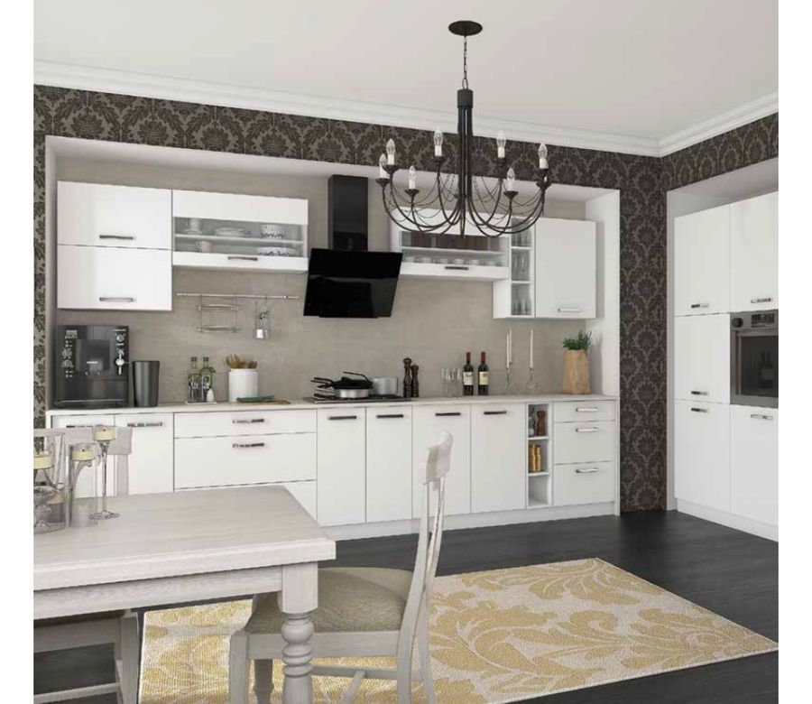 Шкаф навесной под вытяжку Шарлотта 80В/450 СОКМЕ, 80 см, белый фото - artos.in.ua