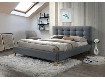 Кровать полутора спальная Texas SIGNAL 140x200 серая в стиле хай тек Польша