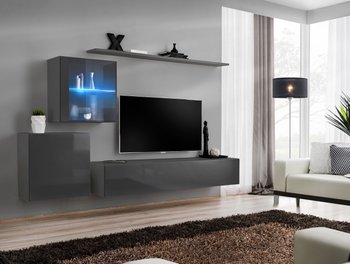 Комплект мебели в гостиную ASM Switch XV 27 GG SW 15 Графит матовый/Графит глянцевый из Польши