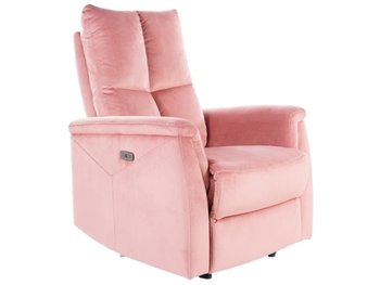 Розкладне крісло Neptun велюр antique pink bluvel 52 Signal Польща