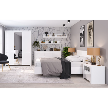Меблі в спальню фото Комплект меблів у спальню Mebelbos Lingo варіант 1 - artos.in.ua