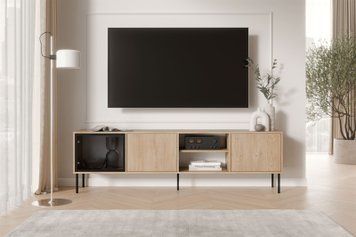 Тумба под телевизор CAMA DOMI 200 3D (cremona) деревянный оттенок фото - artos.in.ua
