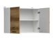 Верхняя кухонная тумба BRW Junona Line K24-G2D/80/57-BI/DDJ, дуб Делано светлый/белый, из Польши