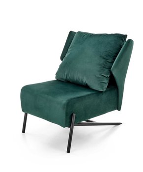 Кресло для отдыха VICTUS темно-зеленый/черный Halmar Польша