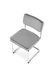 Металевий стілець K510 оксамитова тканина сірий Halmar Польща
