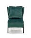 Кресло для отдыха VICTUS темно-зеленый/черный Halmar Польша