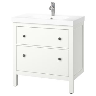 ІКЕА Тумба під умивальник з висувними ящиками HEMNES ХЕМНЕС / ORRSJÖN, 695.467.91 фото - artos.in.ua