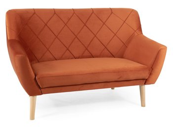 2-місний диван з оксамитовою оббивкою KIER 2 Signal - бук/кориця Bluvel 4215 Польща