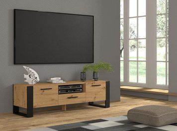 Тумба под телевизор NUKA 160 дуб артизан BIM FURNITURE фото - artos.in.ua
