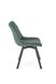 Металевий стілець K520 оксамитова тканина зелений Halmar Польща