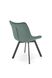 Металлический стул K520 бархатная ткань зеленый Halmar Польша