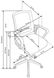 Крісло офісне Ascot механізм Tilt, пластик помаранчевий / мембранна тканина, сітка чорний Halmar Польща
